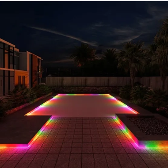 Đèn Led Dây Trang Trí 5m Năng Lượng Mặt Trời Sân Vườn - Đèn Led Nháy RGB 20 Chế Độ