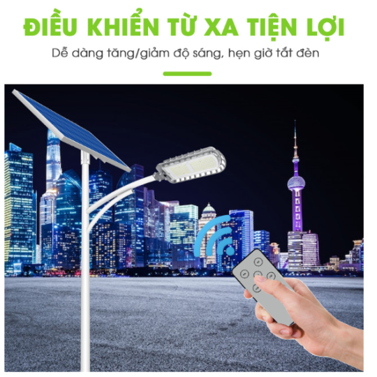 Đèn Công Trình Lớn 1500W  ánh sáng vàng năng lượng mặt trời CT1500SLV