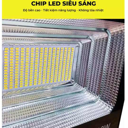  Đèn Pha Báo Pin 300W ánh sáng trắng siêu mạnh LP300