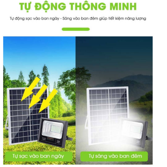  Đèn Pha Báo Pin 300W ánh sáng trắng siêu mạnh LP300
