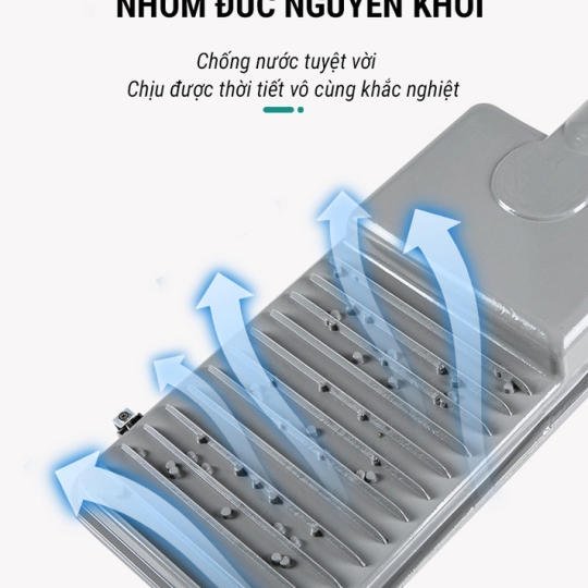 Đèn Năng Lượng Mặt Trời| Đèn Bàn Chải 100W sáng trắng cao cấp BC100