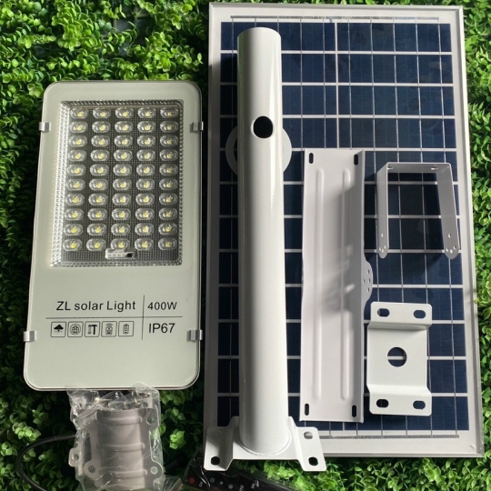 Đèn Năng Lượng Mặt Trời | Đèn Bàn Chải Mắt Ngọc 400W ánh sáng trắng dòng Alpha BCAL400MN